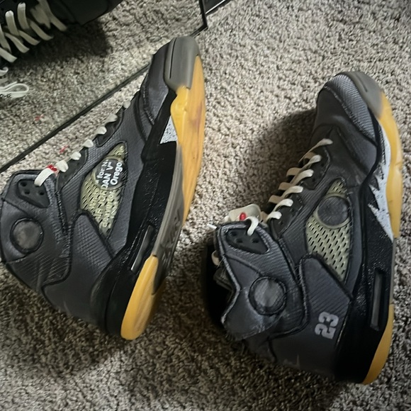 Jordan 5 Off white Size 12 - Picture 4 of 6